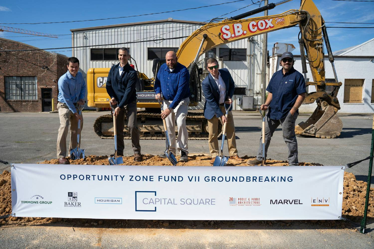 Our project team at a groundbreaking event in Richmond, VA.