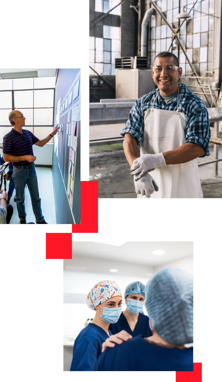 People working in great workplaces