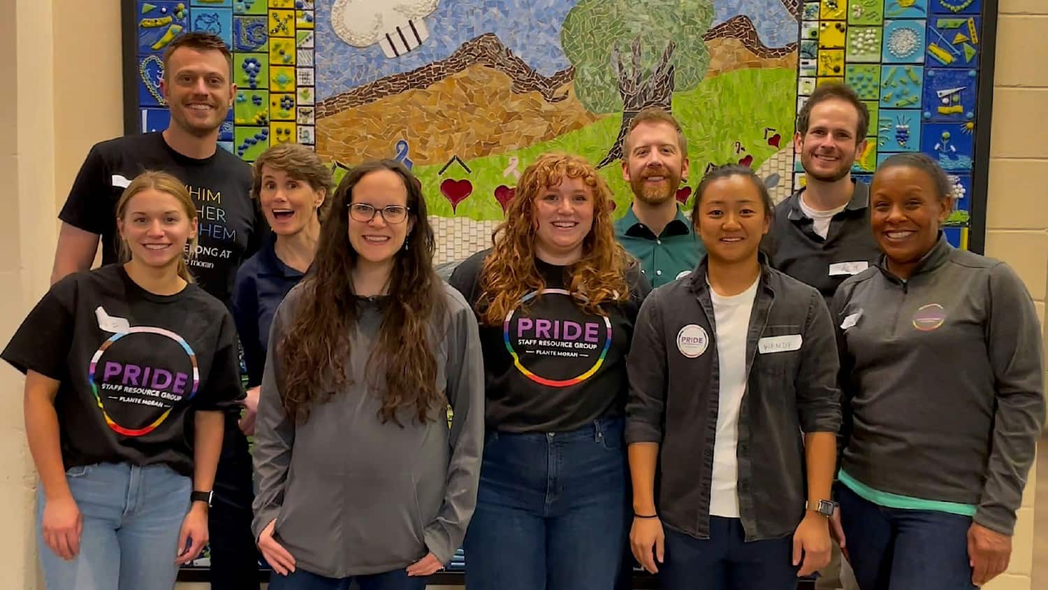  Plante Moran's LGBTQ employee resource group volunteering in the community