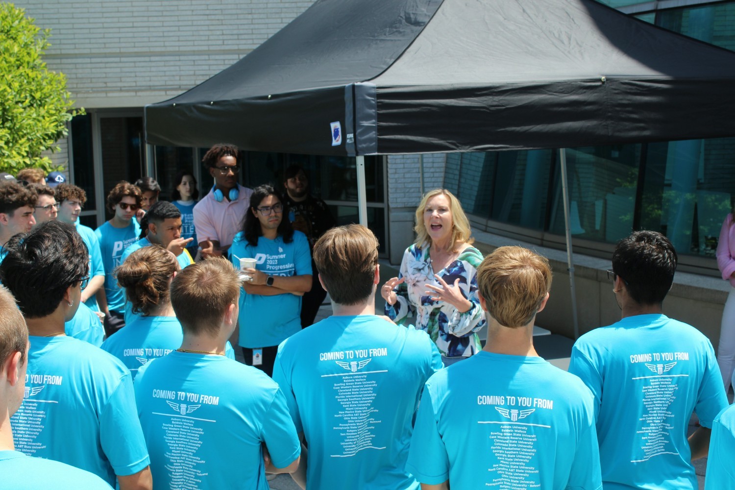 Intern meet & greet with CEO, Tricia Griffith  