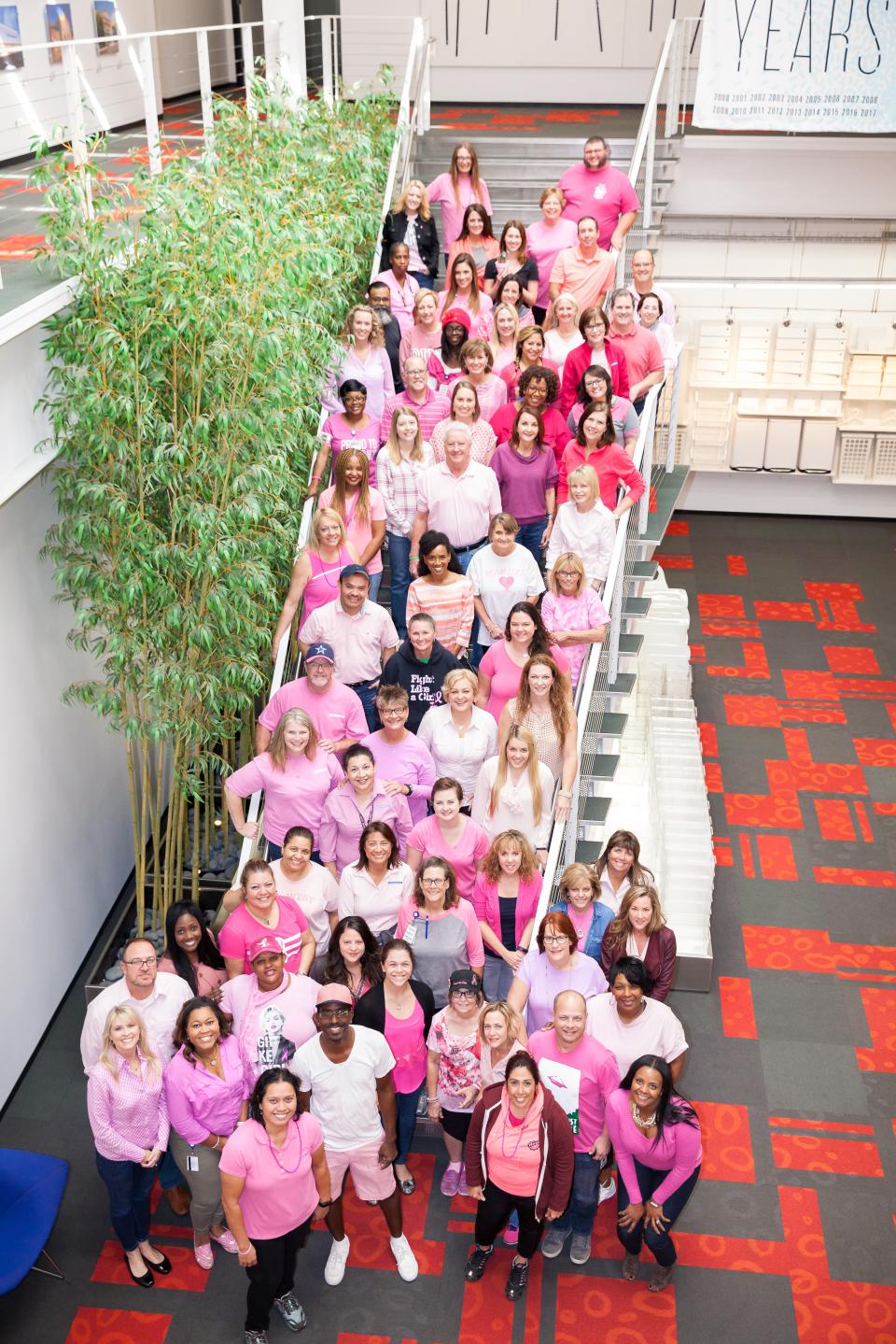 TCS Employees Pink Out