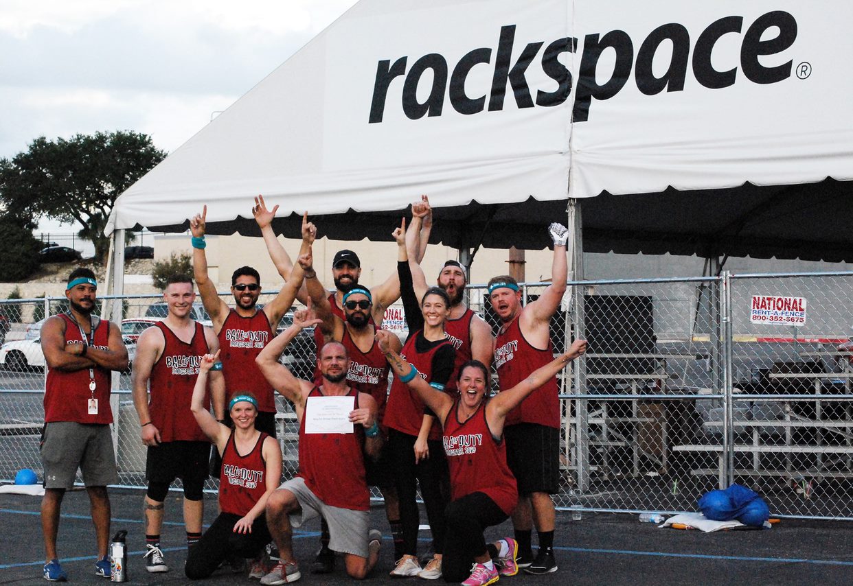 Annual events, like Dodgeball are exciting ways Rackers get together to engage and have some fun!