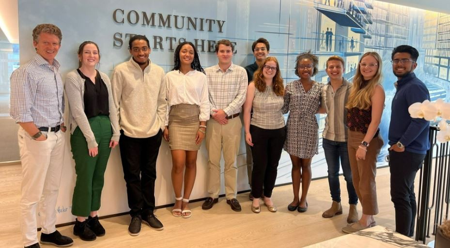 W&D's CEO, Willy Walker, with 2023 Summer Interns 