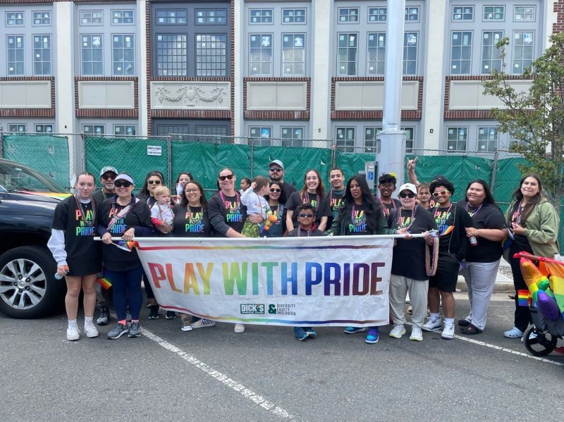 We empower all locations, including stores & DCs, to participate in their local Pride events. (New Jersey Market Store)