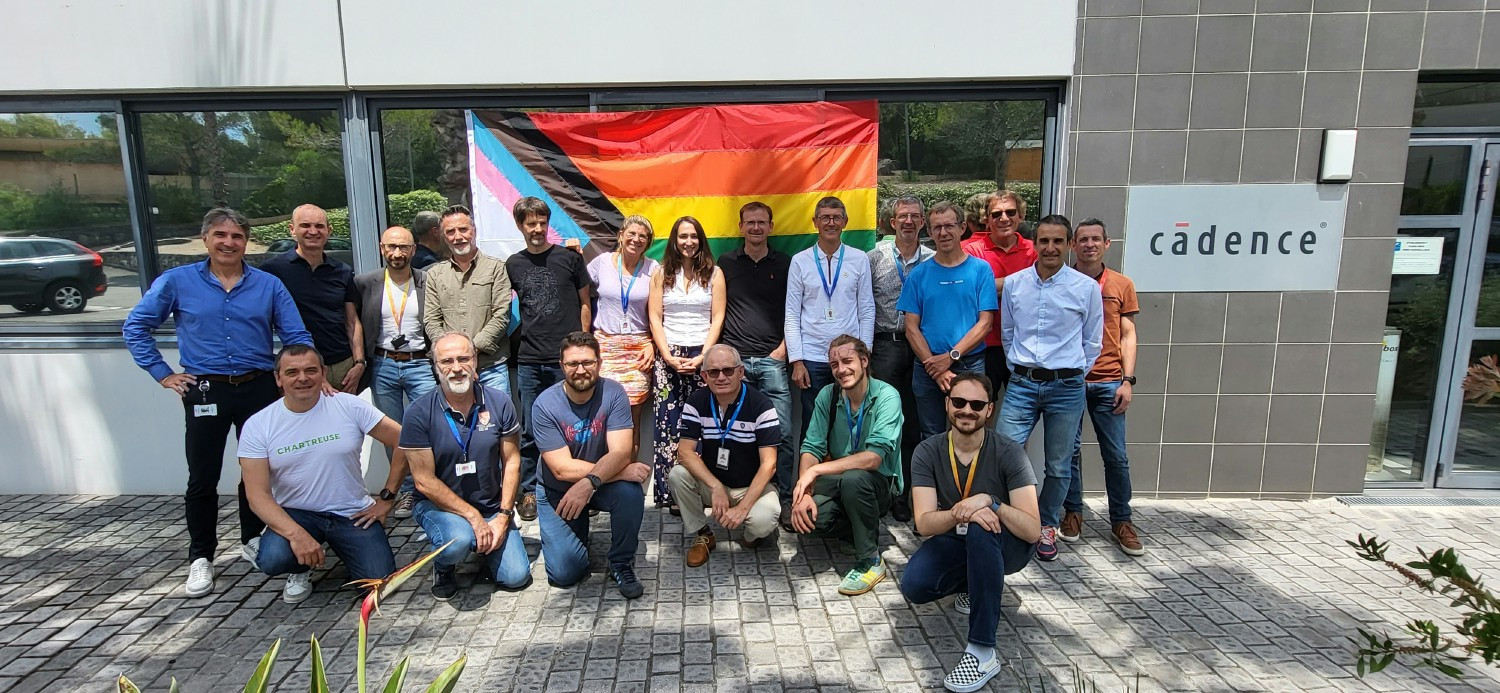 Cadence employees celebrating LGBTQ+ Pride Month