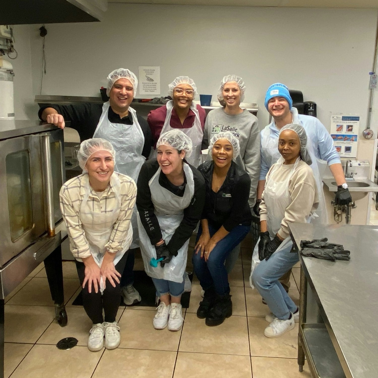 Volunteering with Breakthrough to prepare and serve warm meals to those in need who are facing homelessness 