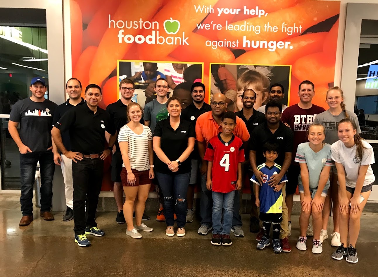Capco Volunteers at Houston Food Bank