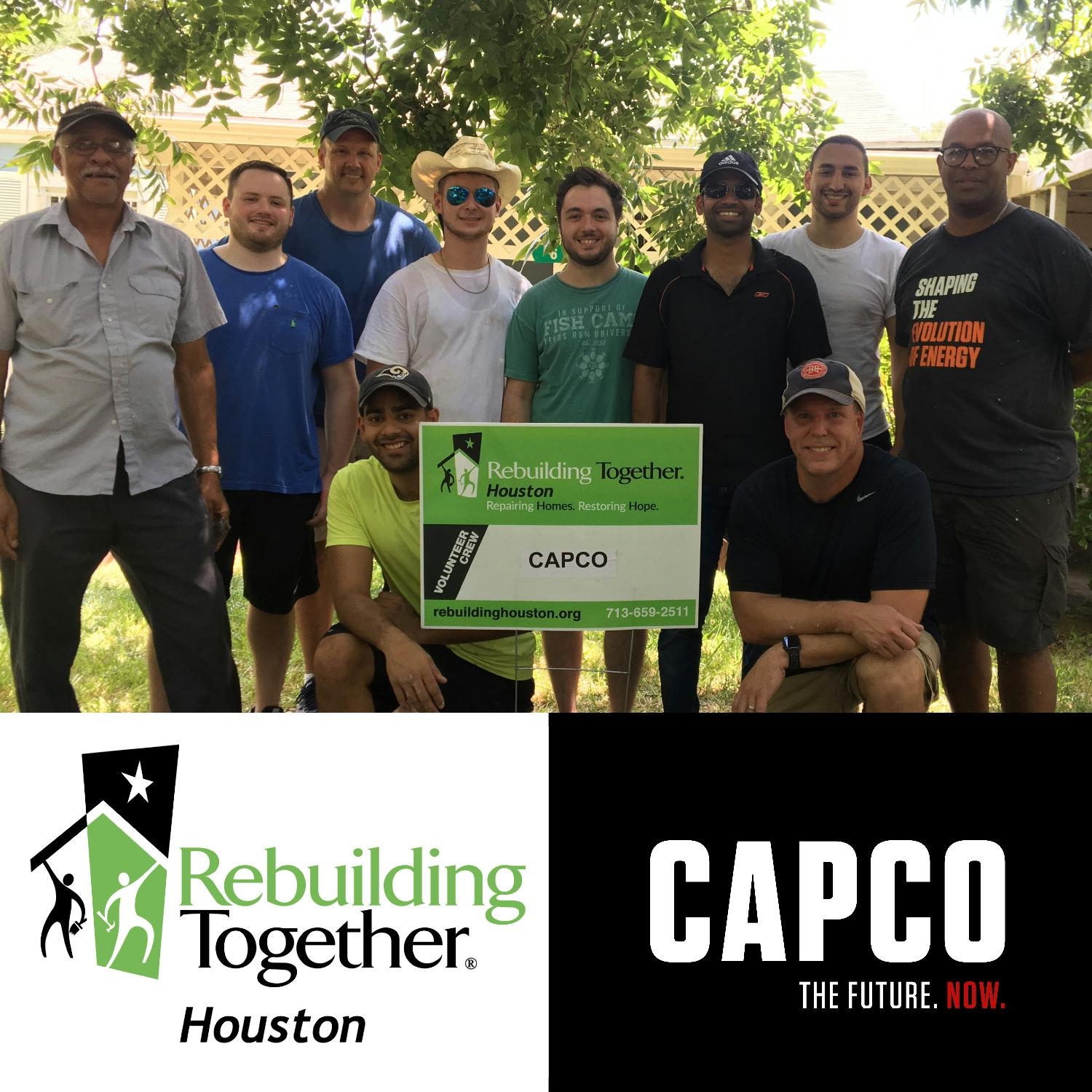 Capco volunteers at Rebuild Houston