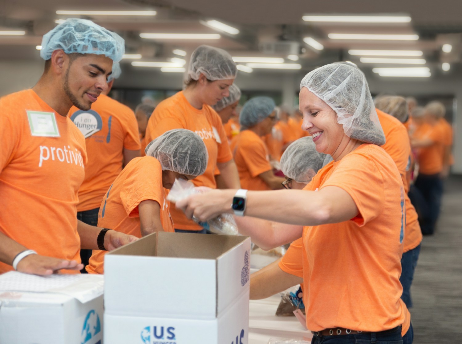 Our i on Hunger events have delivered more than 14 million meals globally to those in need.