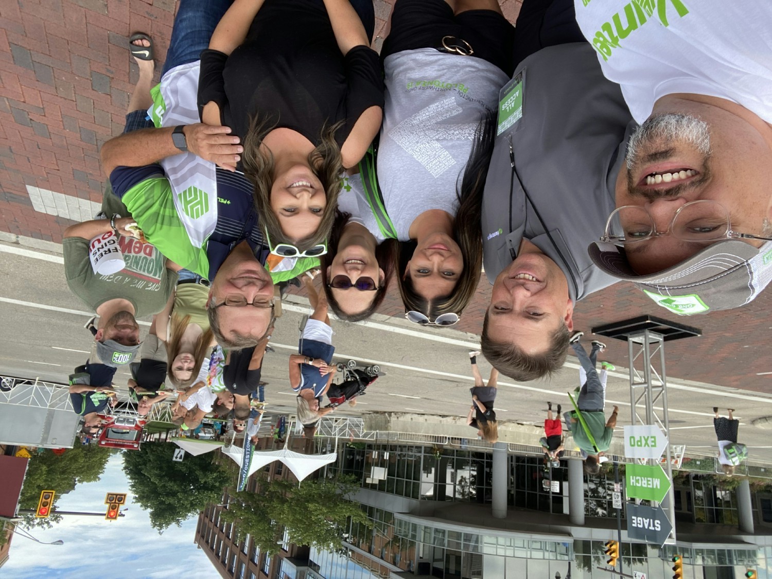 2022 Pelotonia party in Columbus, OH for Huntington Colleagues with our CEO Steve downtown Columbus, OH. 