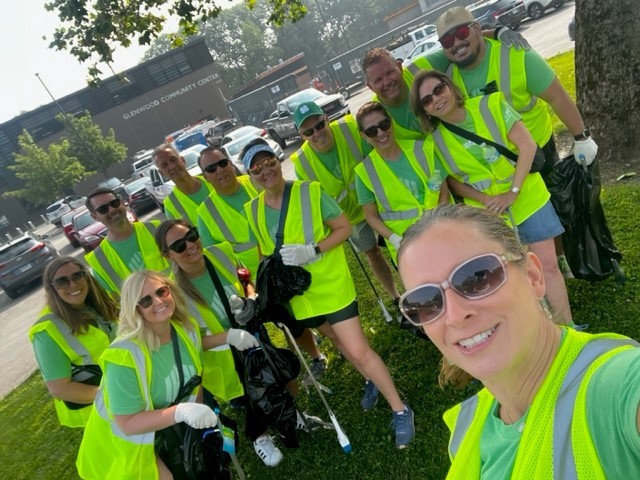 2023 Green Team BRG, sponsored a neighborhood Clean up in the Hilltop neighborhood in Columbus, OH. 