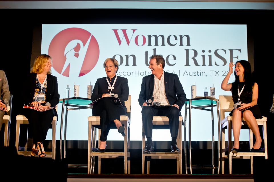 Wayne Buckingham, Senior Vice President, US Operations, speaking on a pannel with other Accor North & Central America employees at our annual Riise conference.
