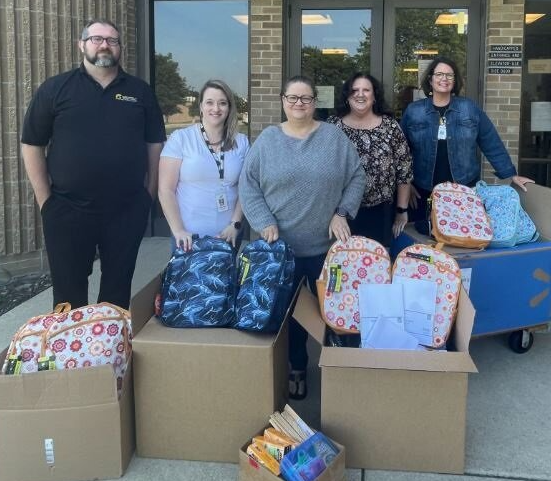 ALC employees donated backpacks and school materials to a local school. We love supporting our community! 