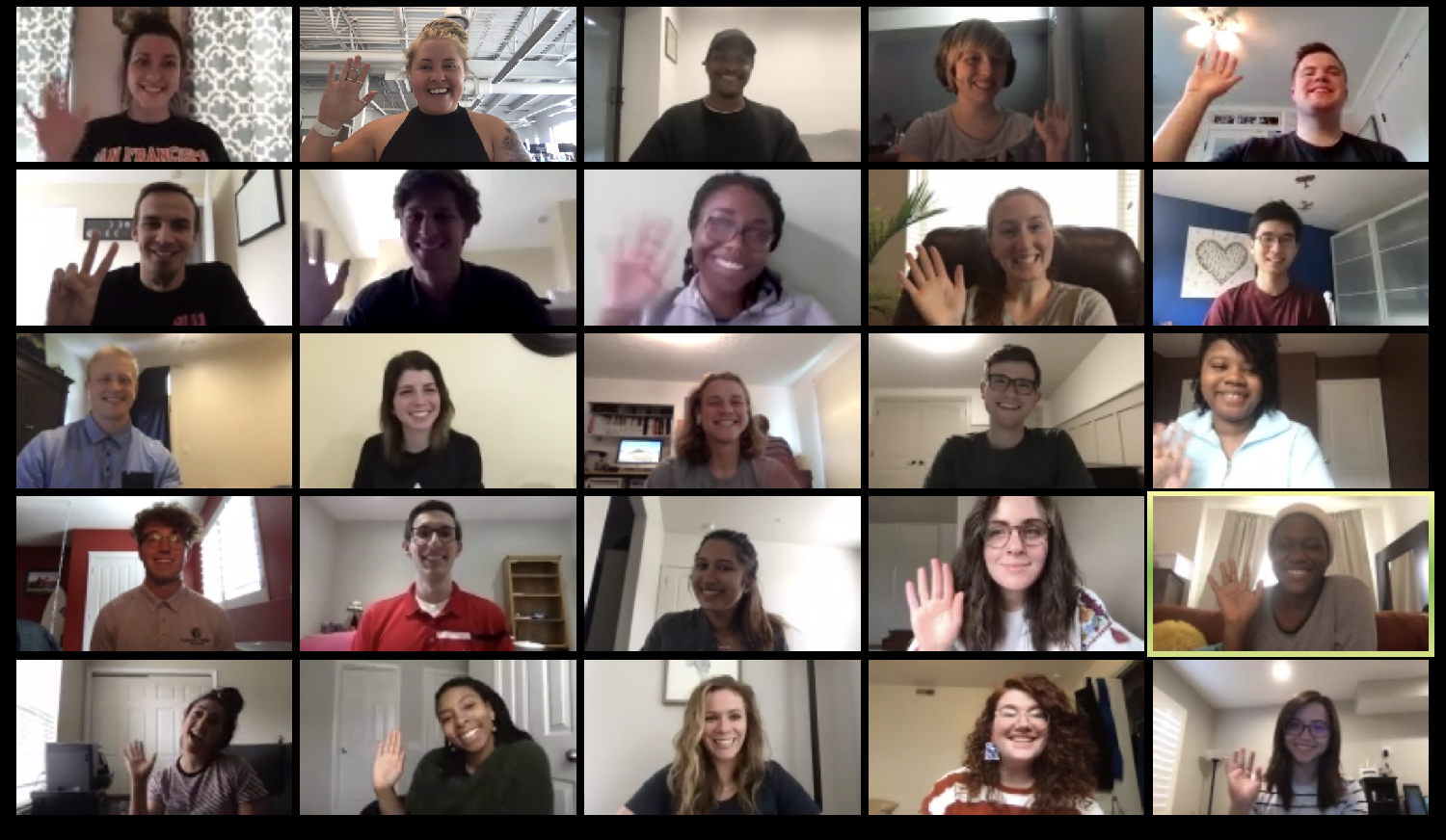 Virtual orientation for our newest hires and Summer 2020 interns