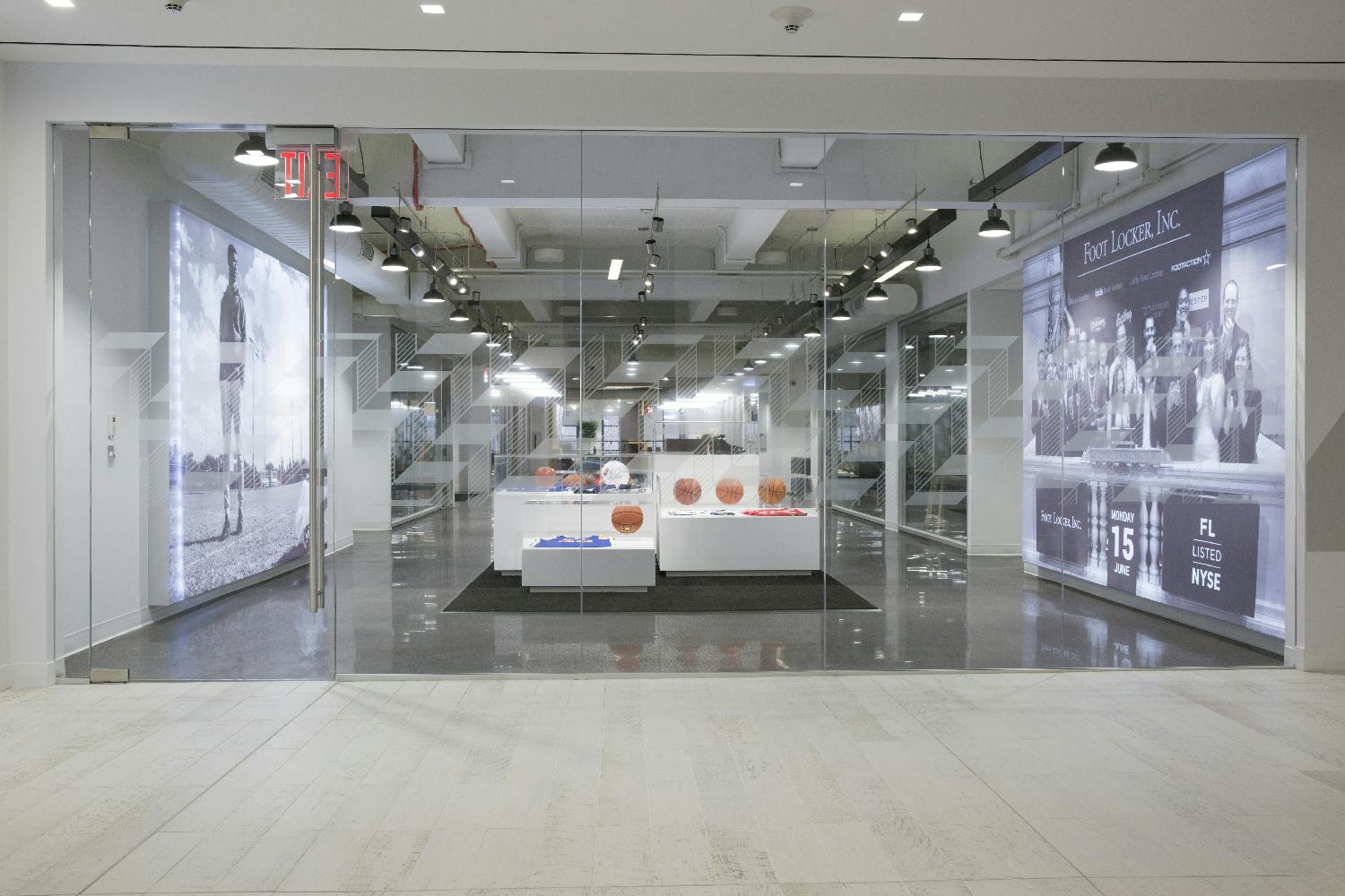 Foot Locker, Inc.’s HQ in NYC highlights the intersection of our dynamic sports and sneaker culture.