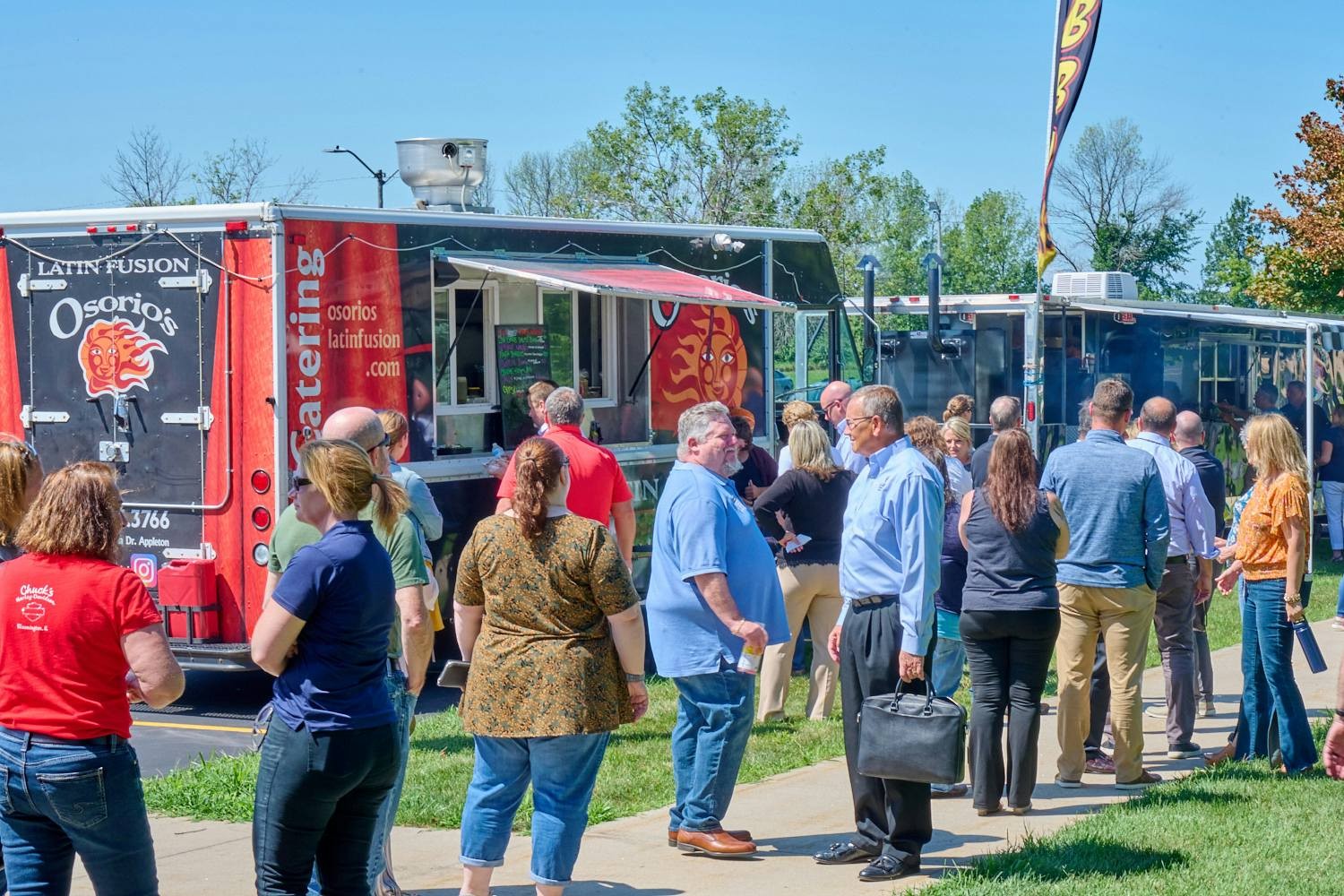 Associates gather on the J. J. Keller corporate campus to connect during walks, food truck rallies and farmers markets.