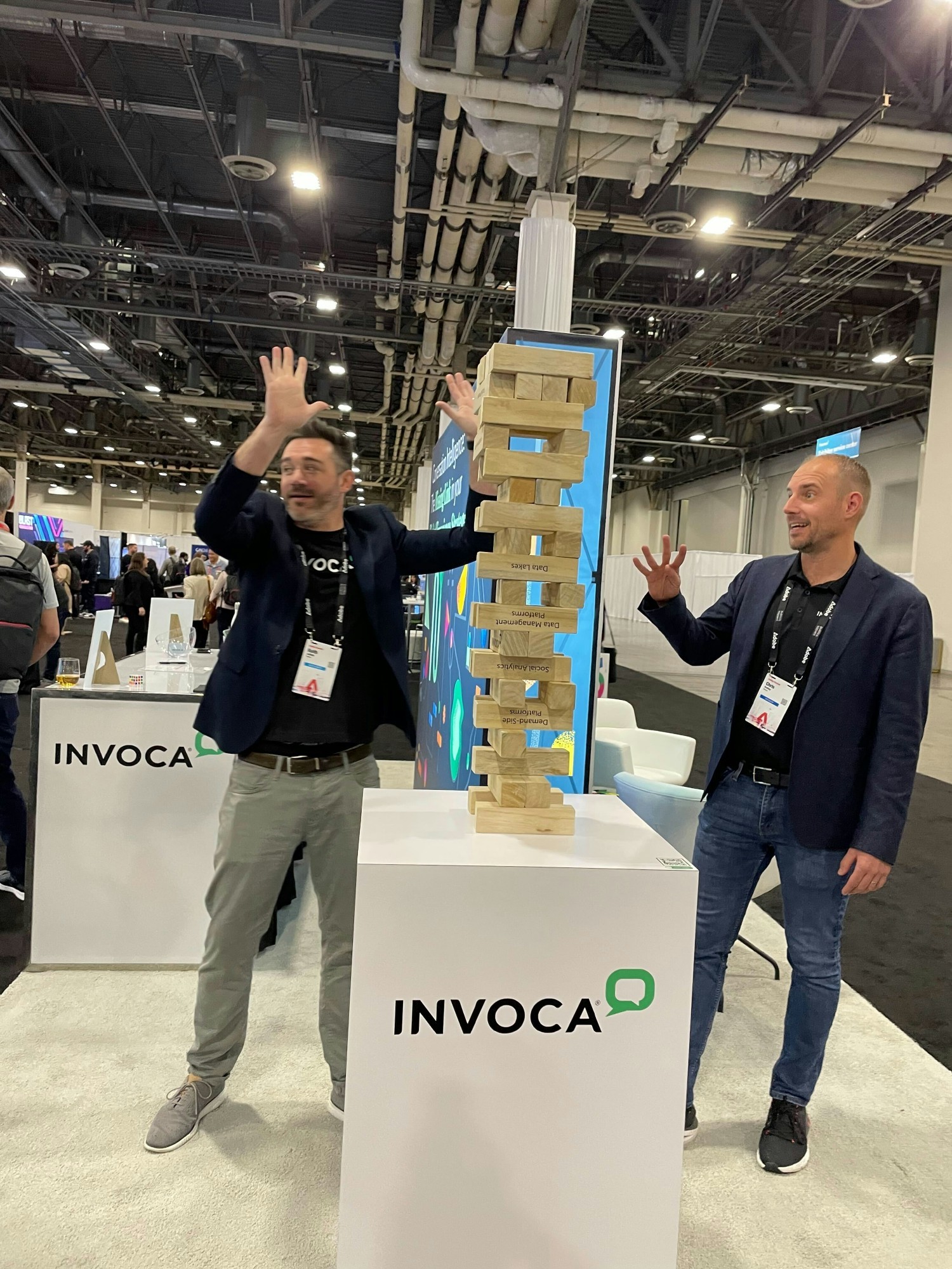Invoca at an industry event.