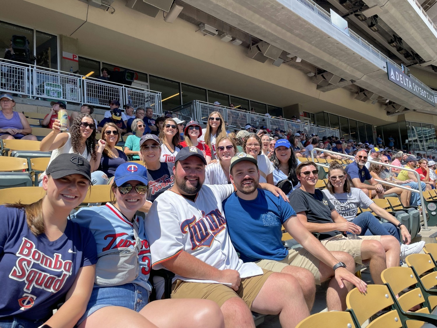 Company-wide summer outing to a Minnesota Twins baseball game.