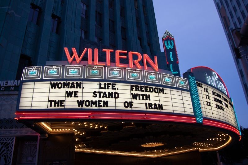 Live Nation amplified the women of Iran's fight for freedom across venue marquees nationwide