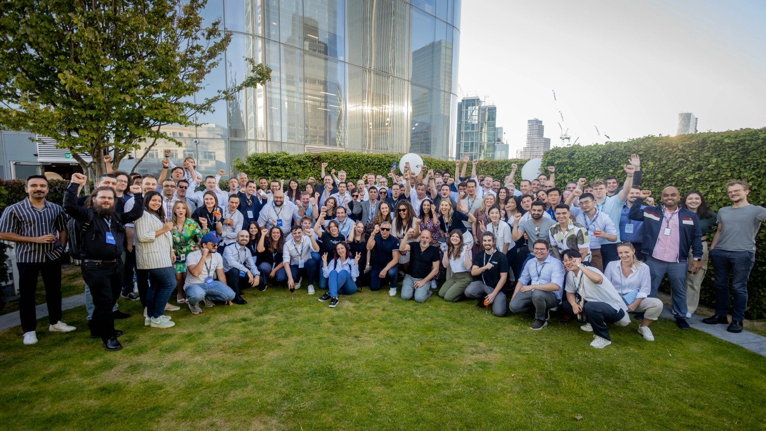 We welcomed the Metaco team to Ripple in 2023, gathering for a celebration in the rooftop garden in our London office. 