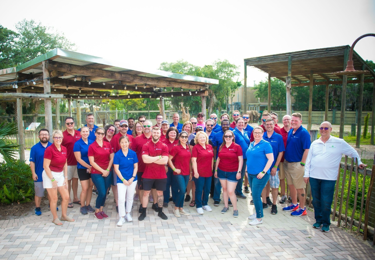 The ELM team at ZooTampa for a group outing.