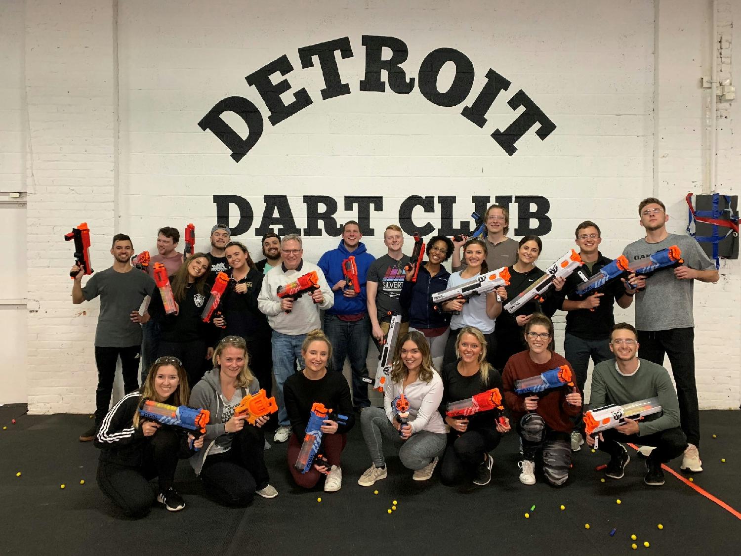 The Dart Club has become a mainstay for team outings since it opened.