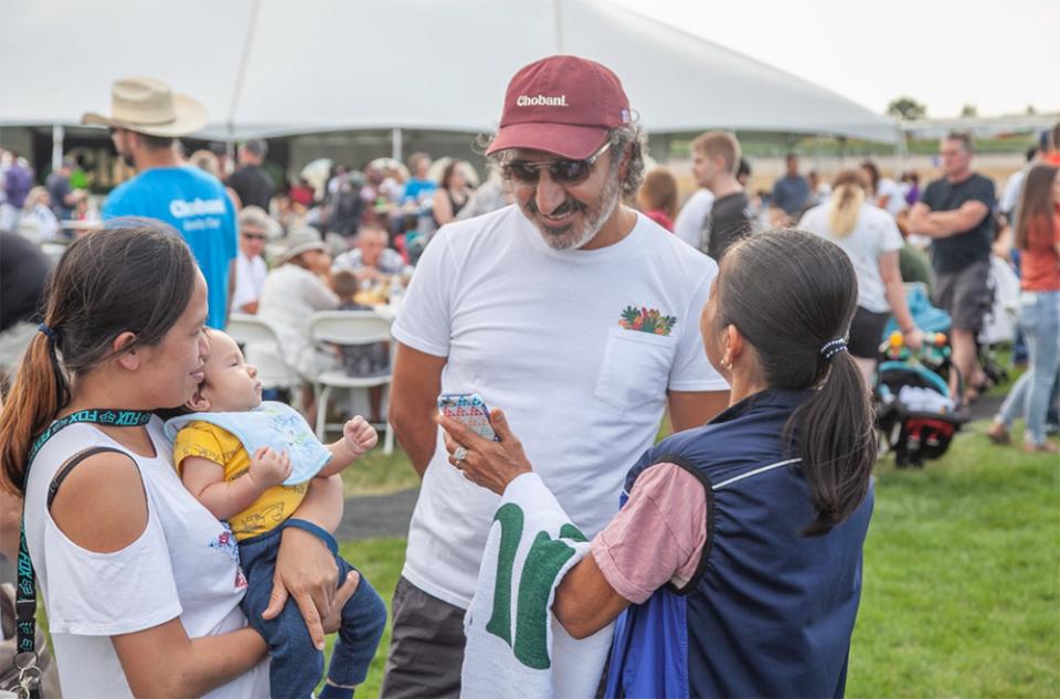 Every year, the Chobani Family gathers at our plant locations to celebrate each other's families – with a day of food, fun, games and camaraderie. It's Hamdi's favorite event of the year!
