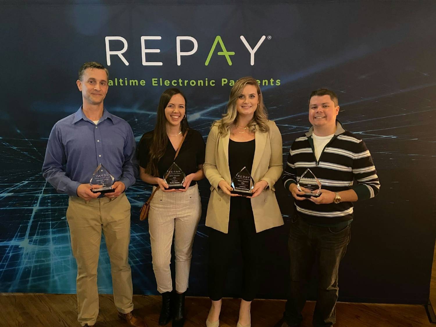 Our 'REPAY Rockstar' employee award winners announced during this year's annual kick-off meeting.