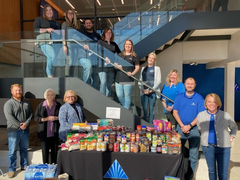 SmartBank's Knoxville (Bearden) branch participating in a community food drive.