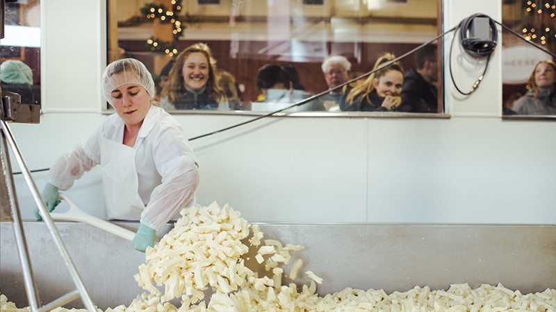 Our Cheesemakers work at the Pike Place Market in Seattle and the Flatiron District in New York City.