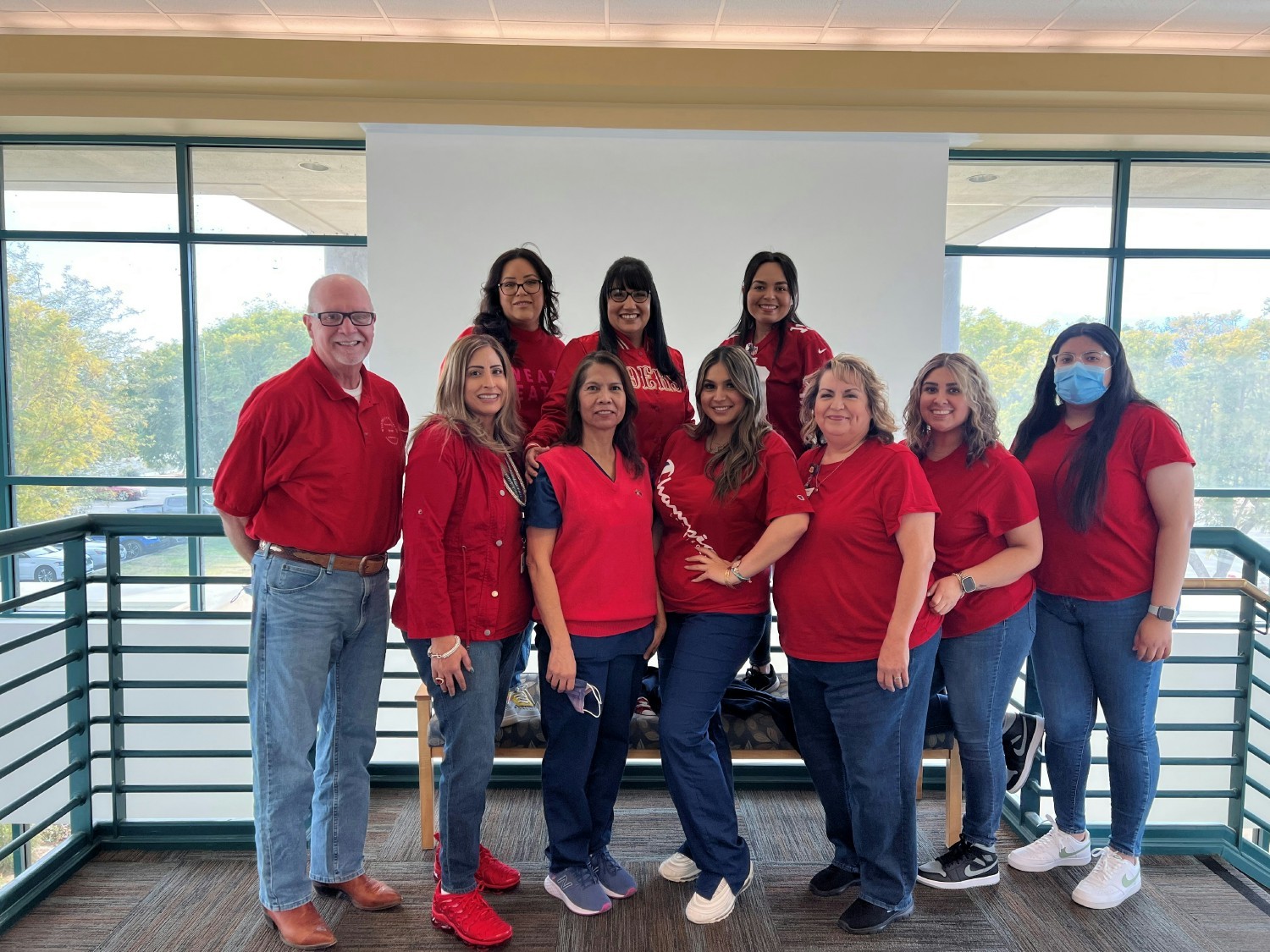 Wear Red Day in honor of Heart Health month