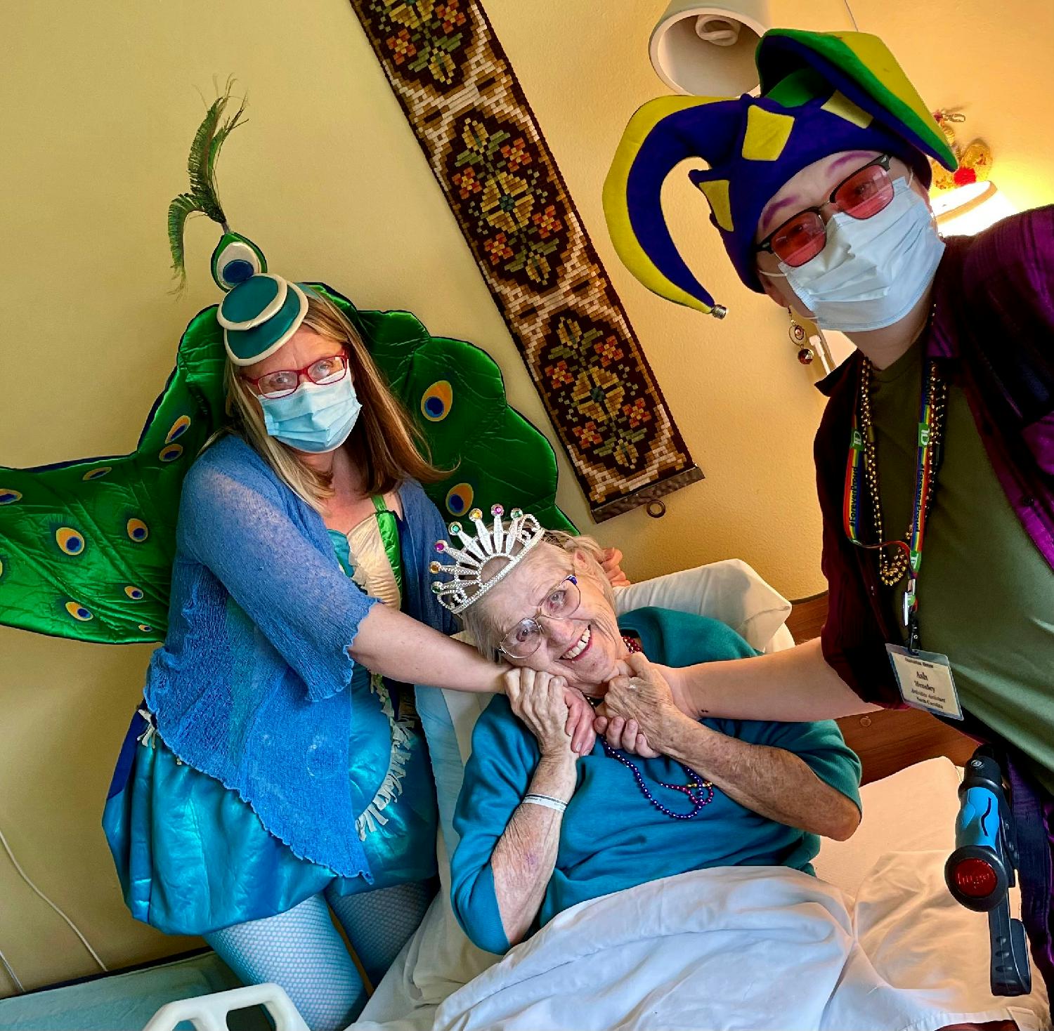 Activities Shifts Mardi Gras Celebration to Each Resident