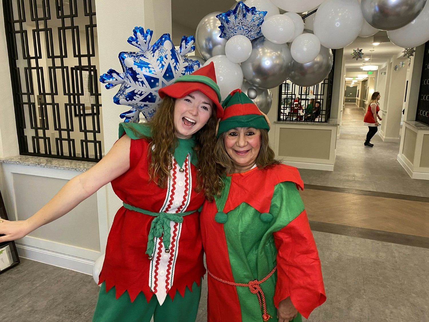 Christmas party costume contest! The cutest elves!