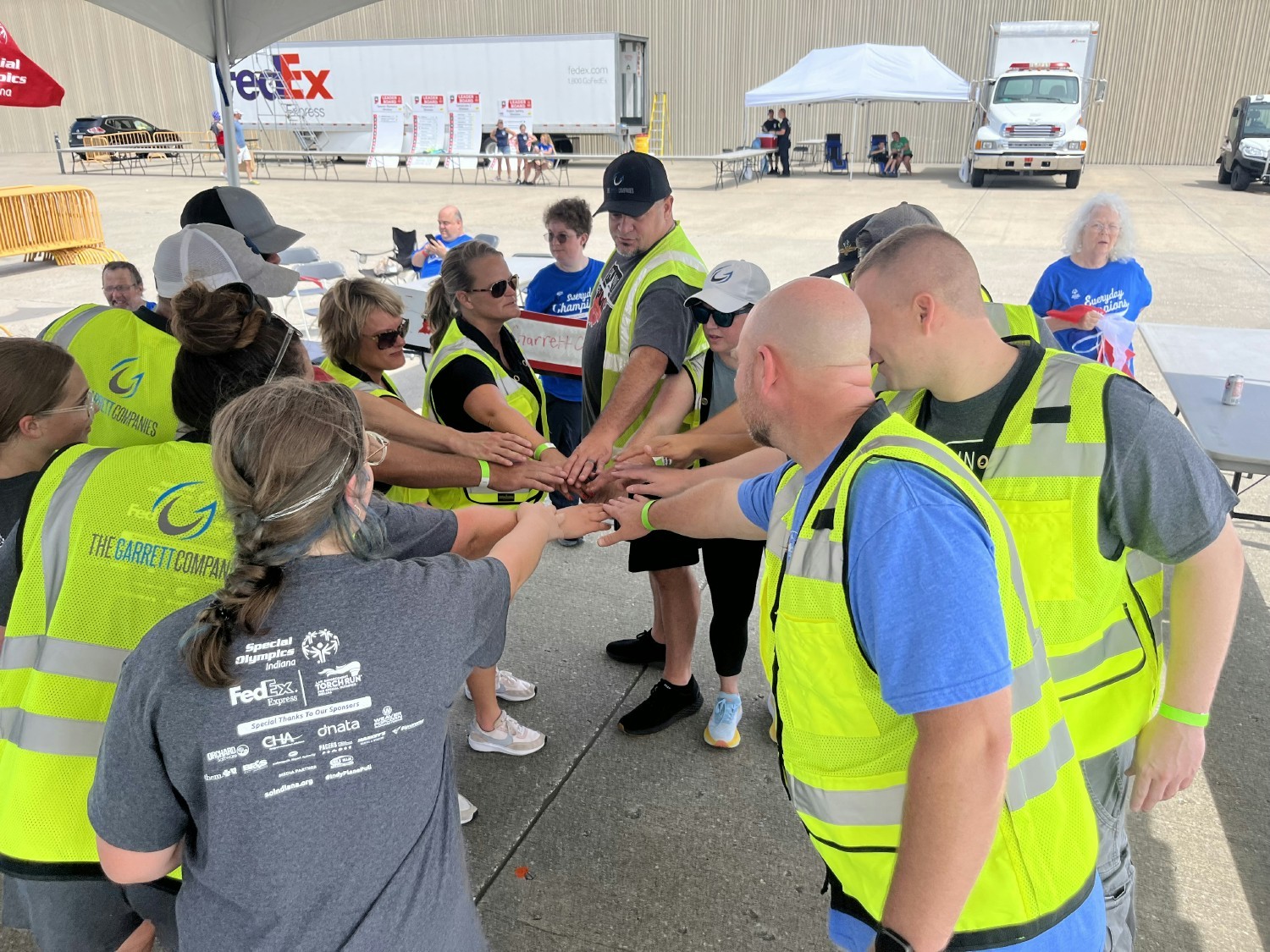 Plane Pull to Support Special Olympics 