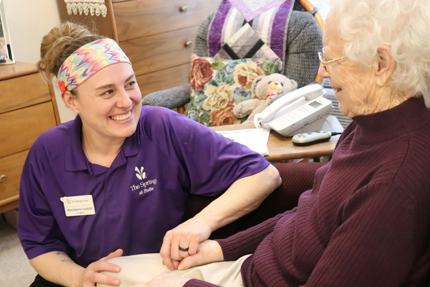 We strive to be the best place for caring people to work.