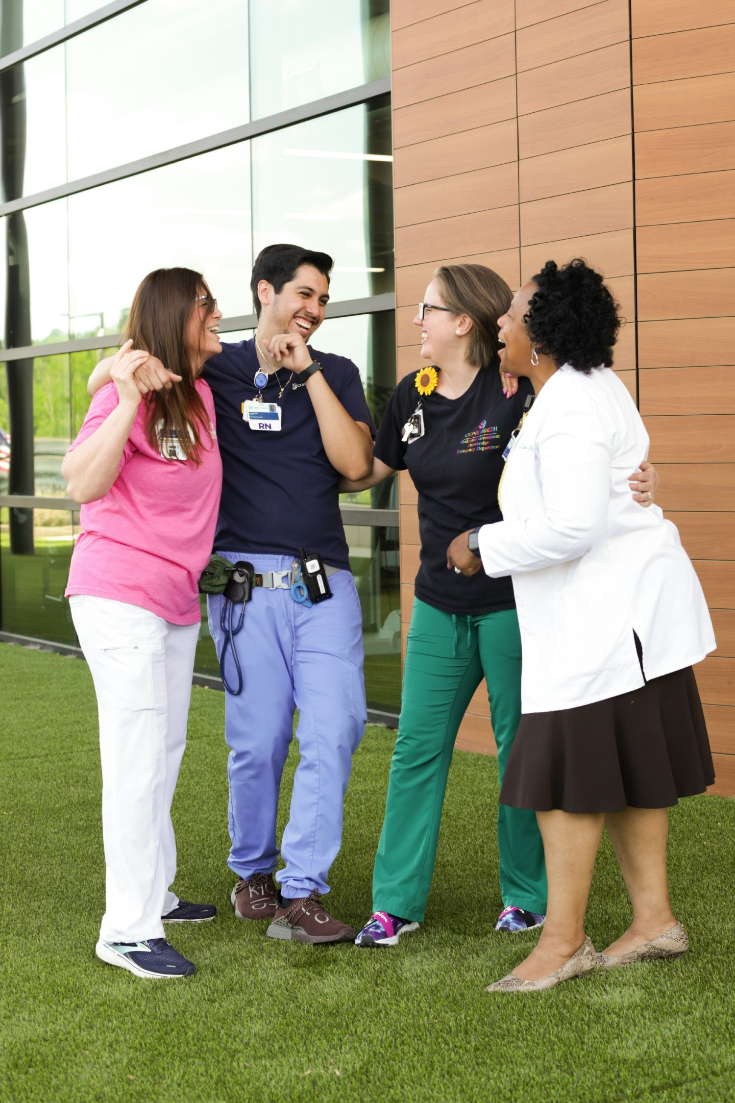 Collaboration and sharing are encouraged in Cone Health's team-oriented environment.