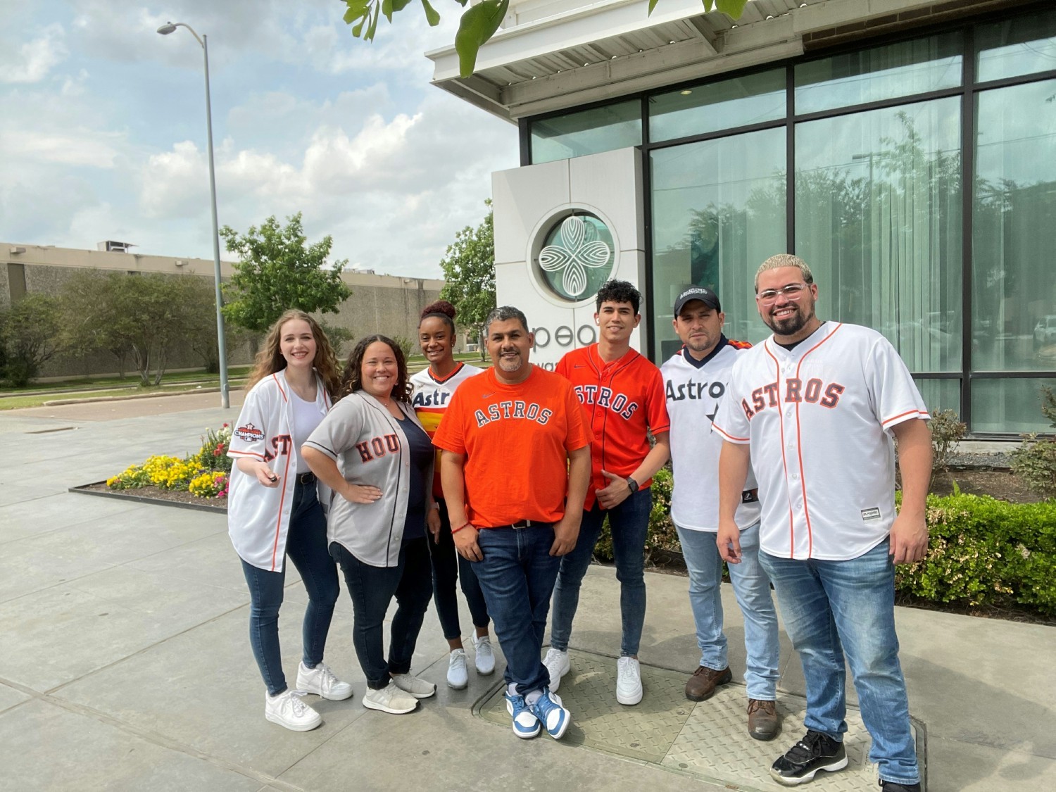 When you're headquartered in Houston, TX, who else would our team members root for? Let's Go Astros!