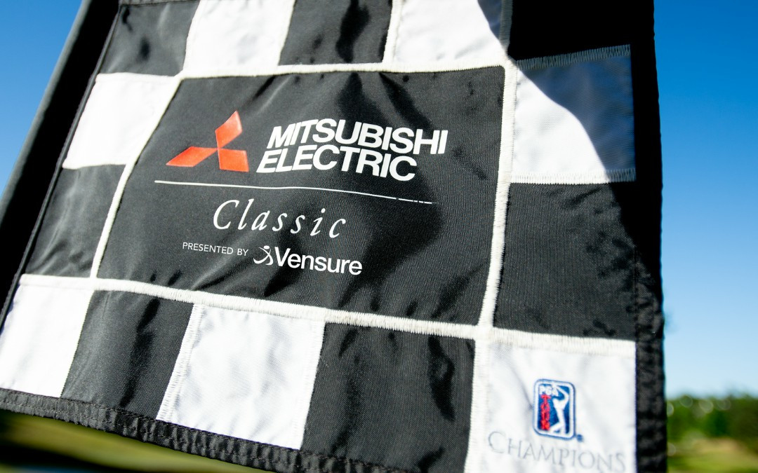 Sponsorship Flag for the 2024 Mitsubishi Electric Classic