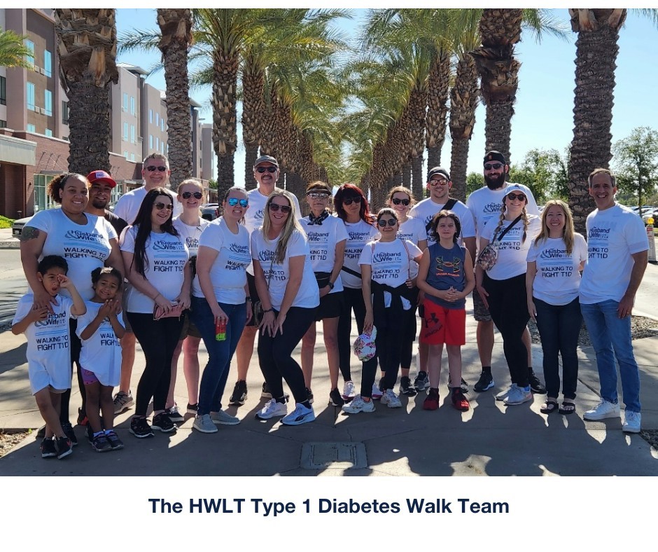 The HWLT Type 1 Diabetes Walk Team