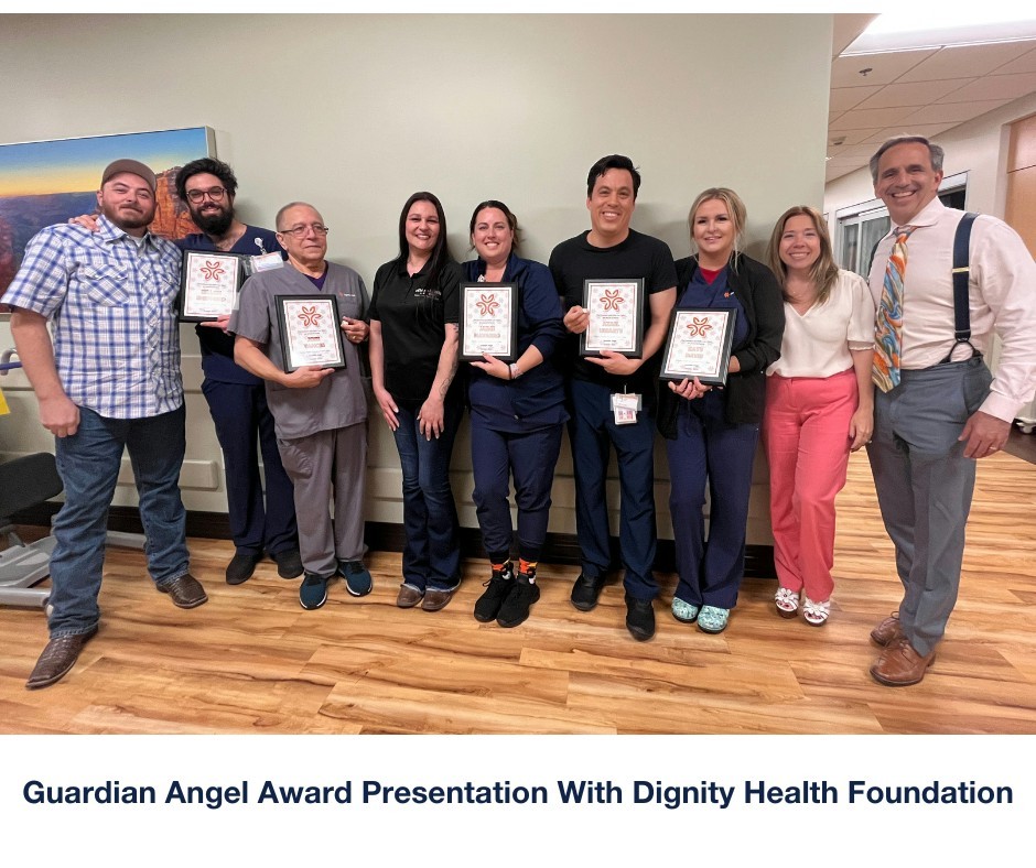 Guardian Angel Award Presentation With Dignity Health Foundation