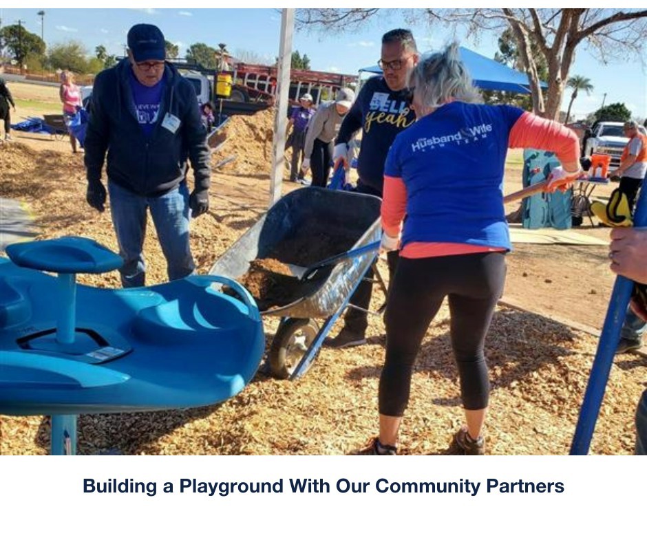 Building a Playground With Our Community Partners