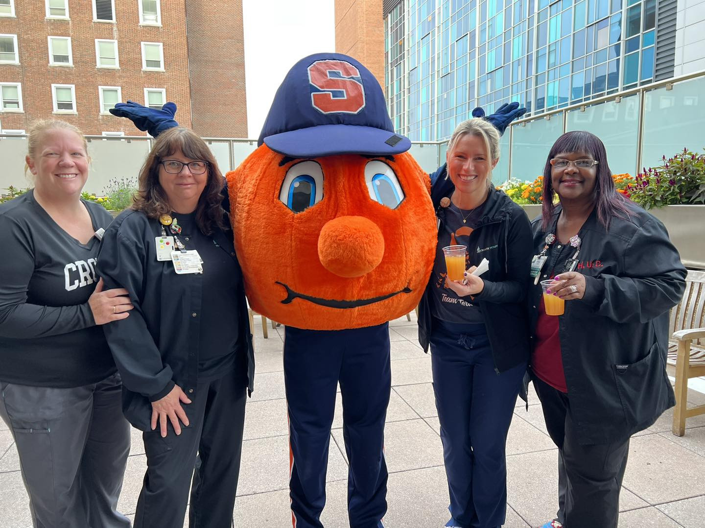 Crouse is the exclusive healthcare partner for Syracuse Athletics and we love when Otto stops by!