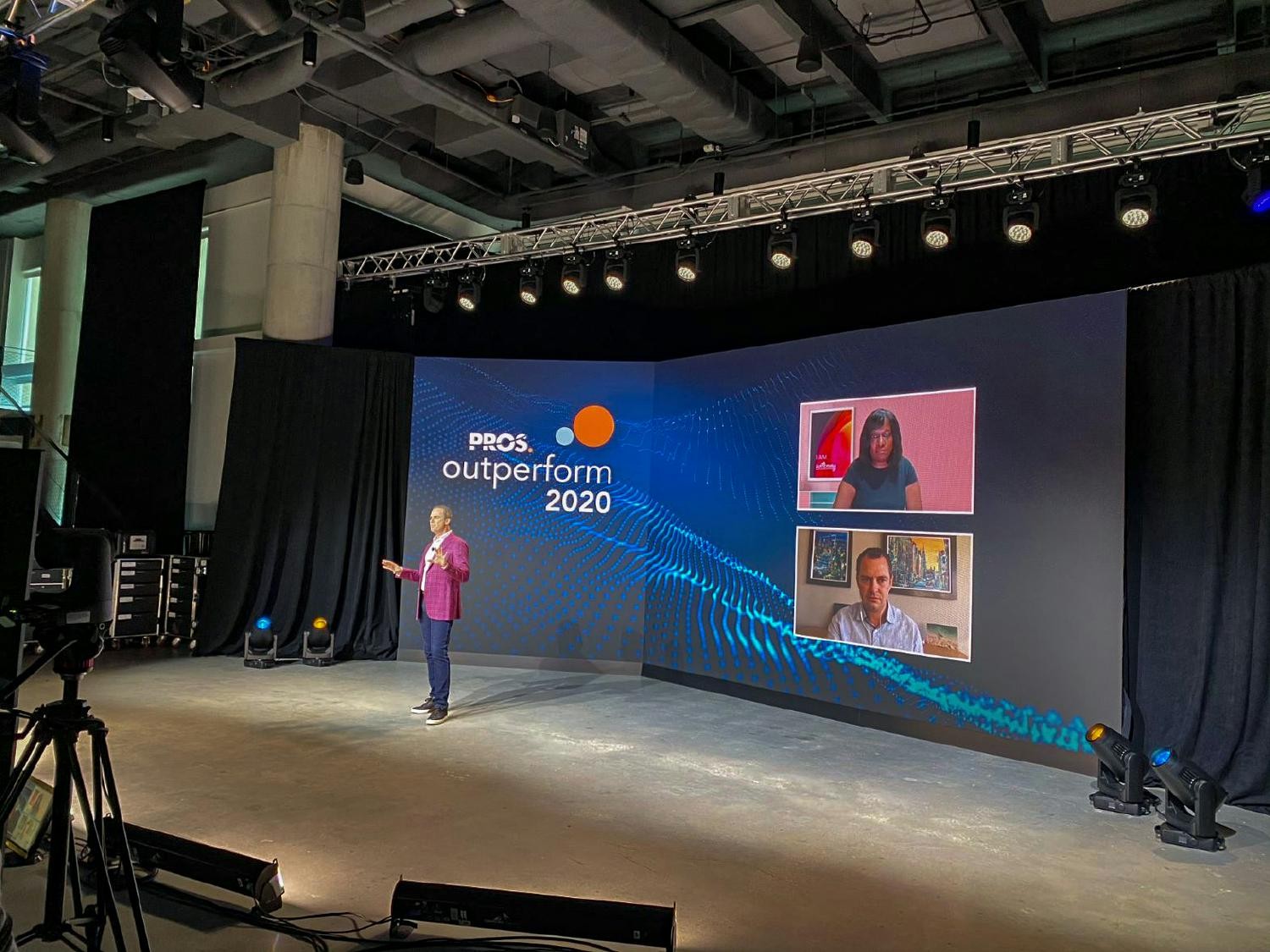 Our new HQ space set the perfect stage for our CEO to host our virtual sales conference with over 3K global attendees.