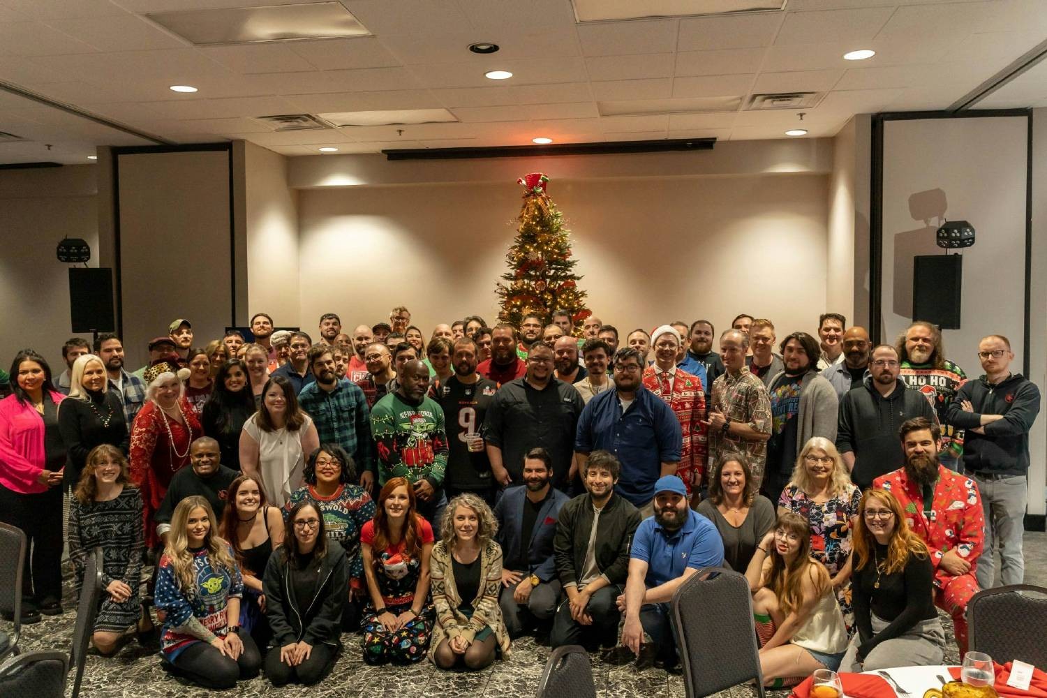 Annual Christmas Party gathering our nationwide employees together all in one place!