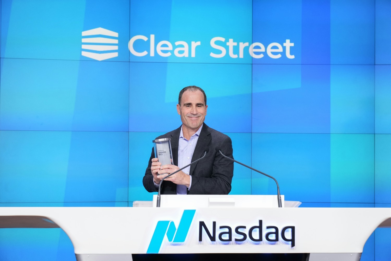 Clear Street CEO Chris Pento at NASDAQ.