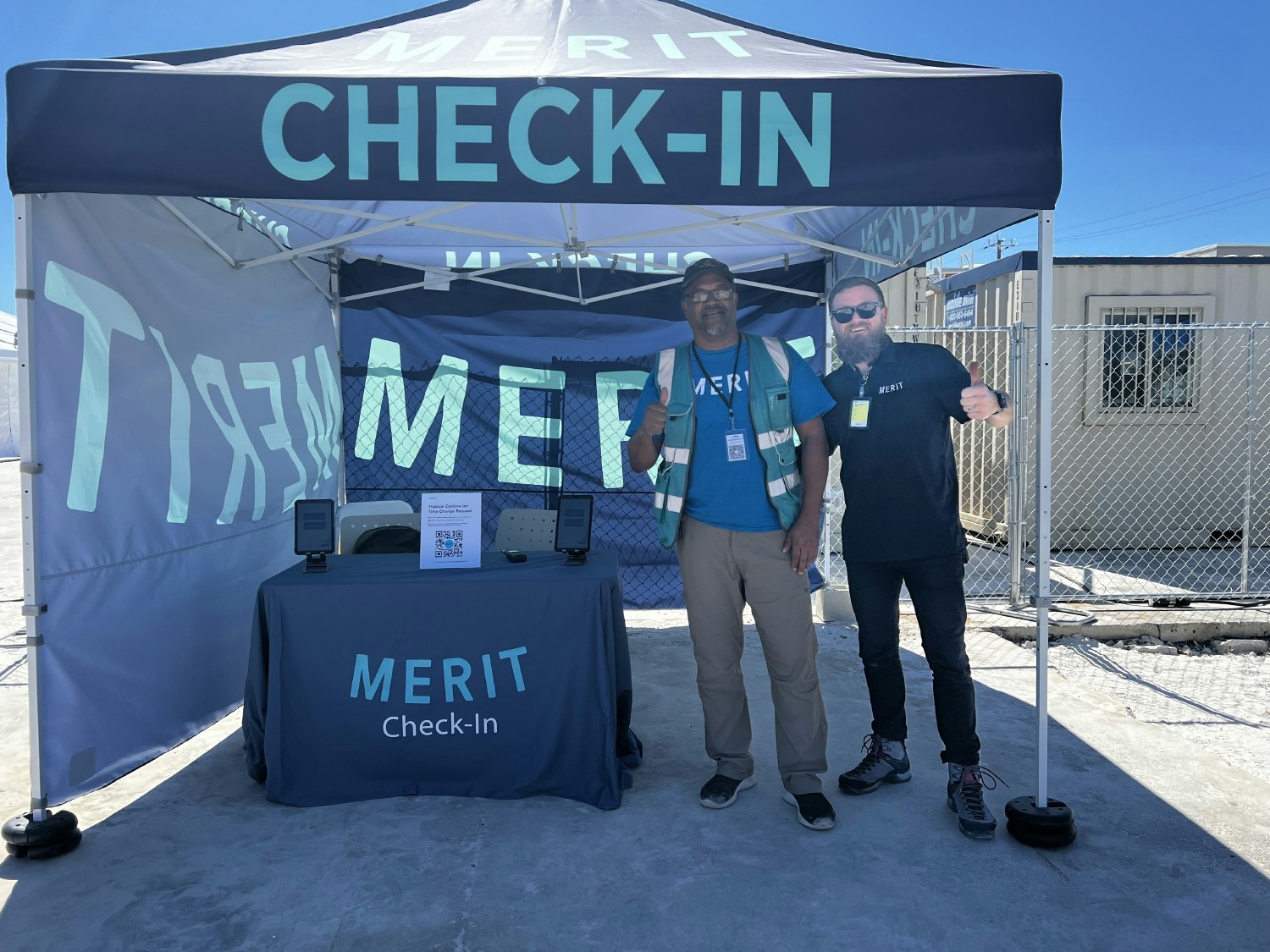 Merit in the field supporting Hurricane Ian recovery. 