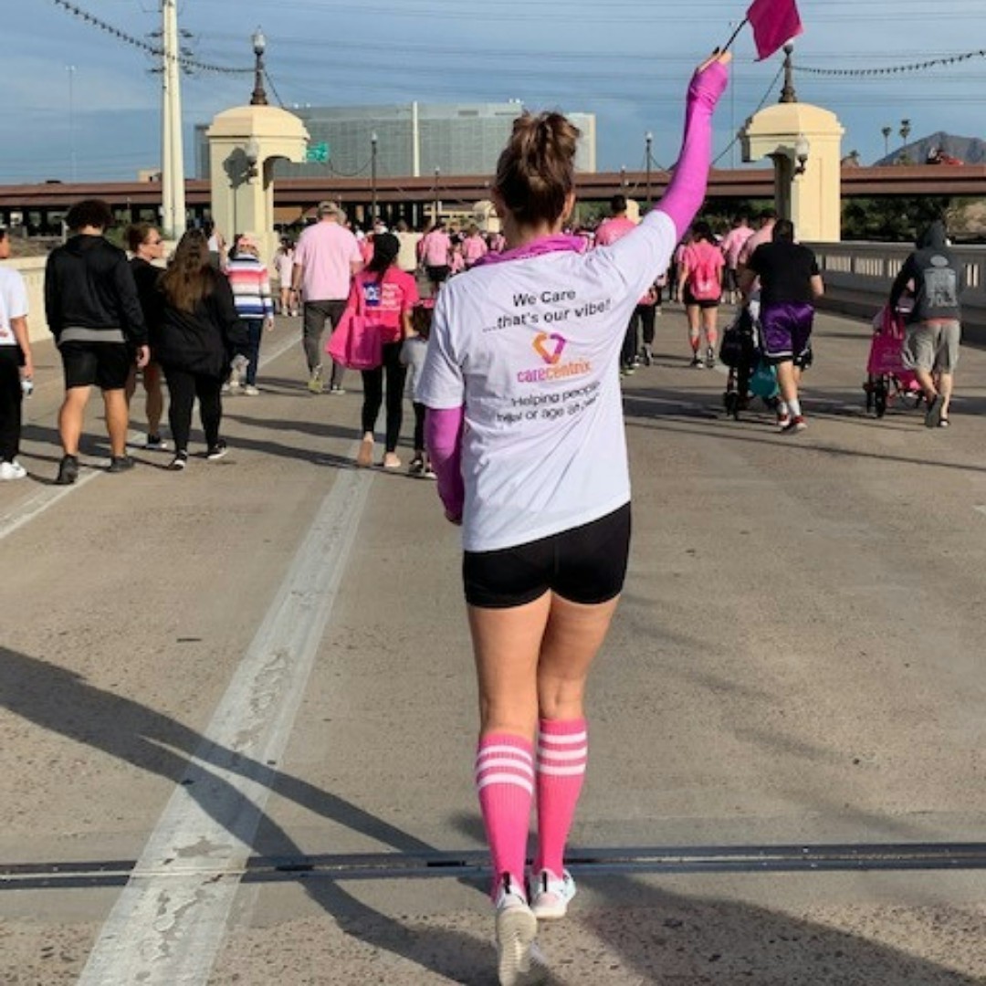Team CareCentrix participated in 2021 Making Strides Against Breast Cancer walks across the country.