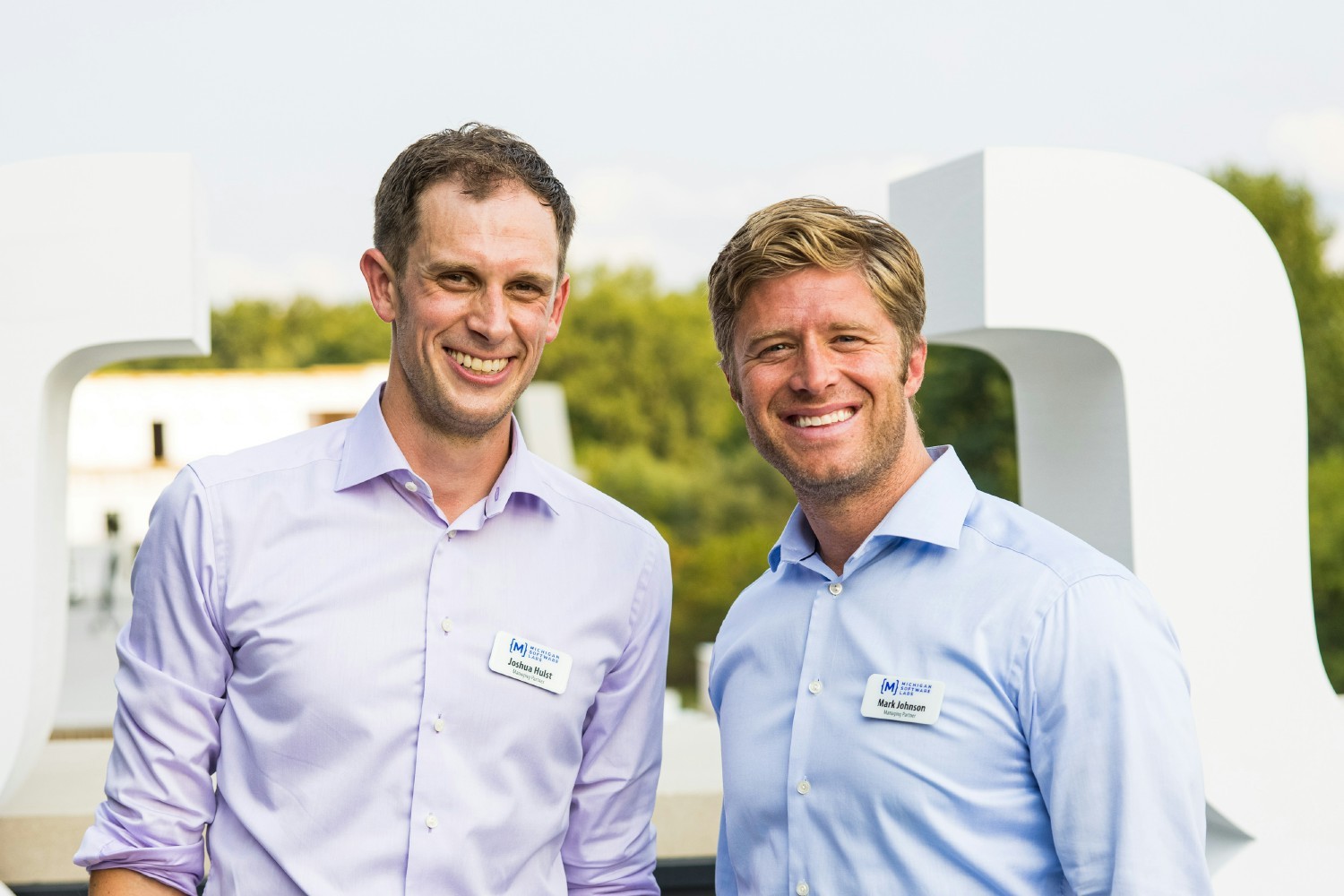 Joshua Hulst (left) and Mark Johnson (right) co-founded Michigan Software Labs in 2010 and together manage the company.