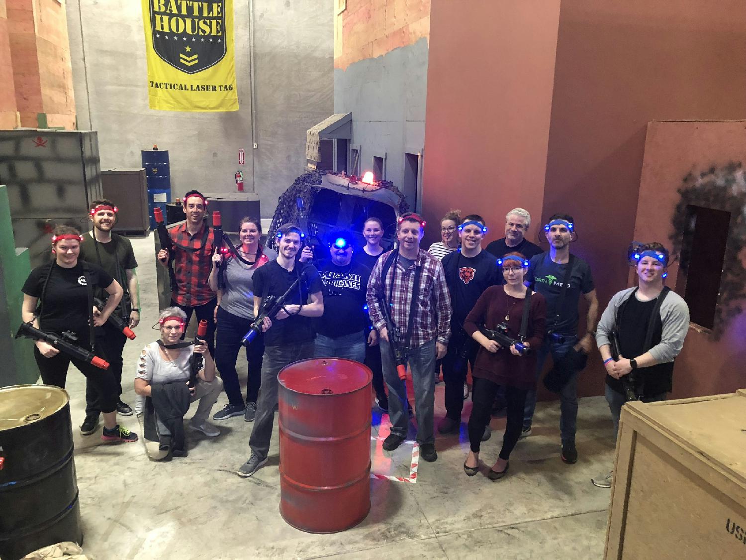JumpFly at Battle House Laser Tag for team building event