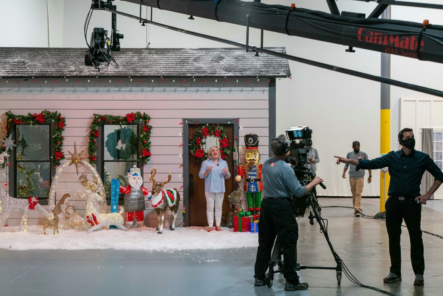 Christmas (filming) in July! Capturing the spirit of the season, one, well directed, frame at a time!